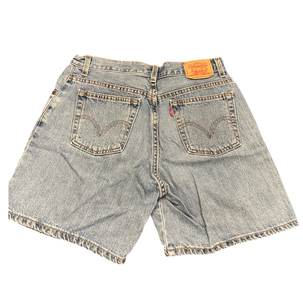 Levi's Classic Fit‎ Denim Shorts 12 MIS Light Wash High Rise Blue Excellent
